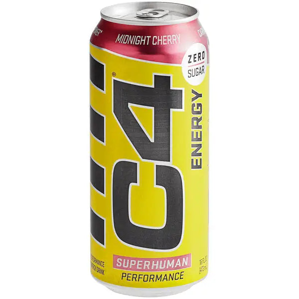 C4 Energy Drink Midnight Cherry Sugar Free Pre Workout