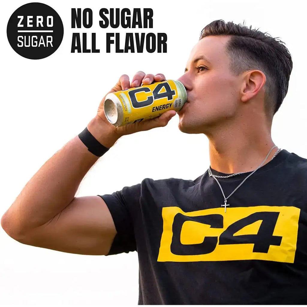 C4 Energy Drink Orange Slice Sugar Free Pre Workout