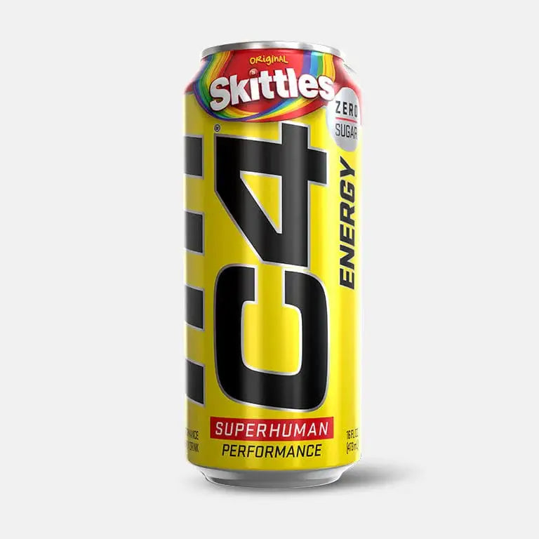 C4 Energy Drink Skittles Carbonated Sugar Free Pre Workout
