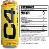 C4 Energy Drink Starburst Lemon Sugar Free Pre Workout