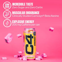C4 Energy Drink Starburst Orange Sugar Free Pre Workout