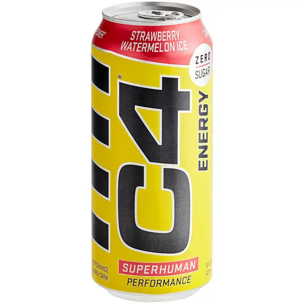 C4 Energy Drink Strawberry Watermelon Sugar Free Pre