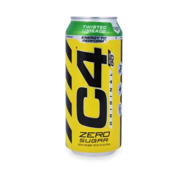 C4 Energy Drink Twisted Limeade Sugar Free Pre Workout