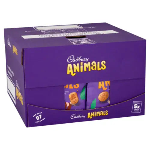 Cadbury Animals 5 Pack UK (5 x 19.9g),99.5g case of 8