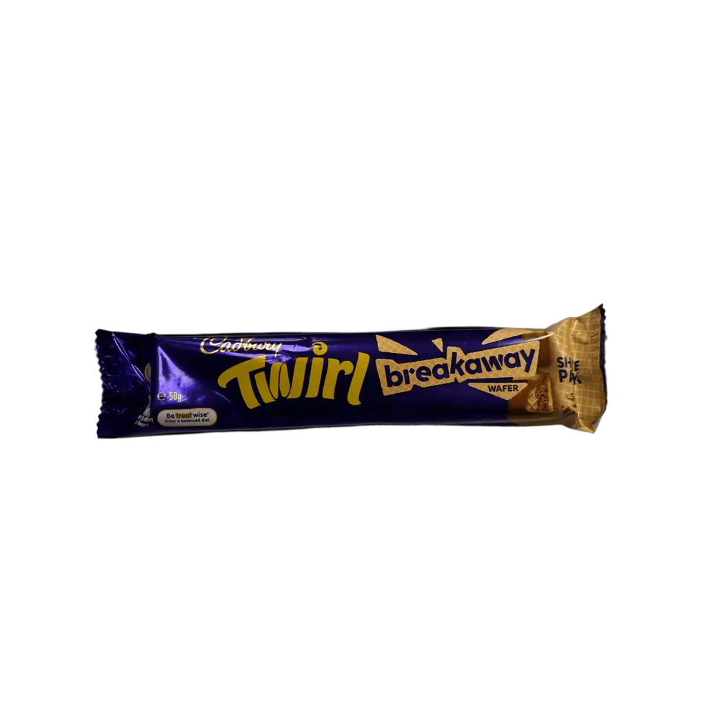 Cadbury AustraliaTwirl Breakaway Wafer Share Pack 58G case