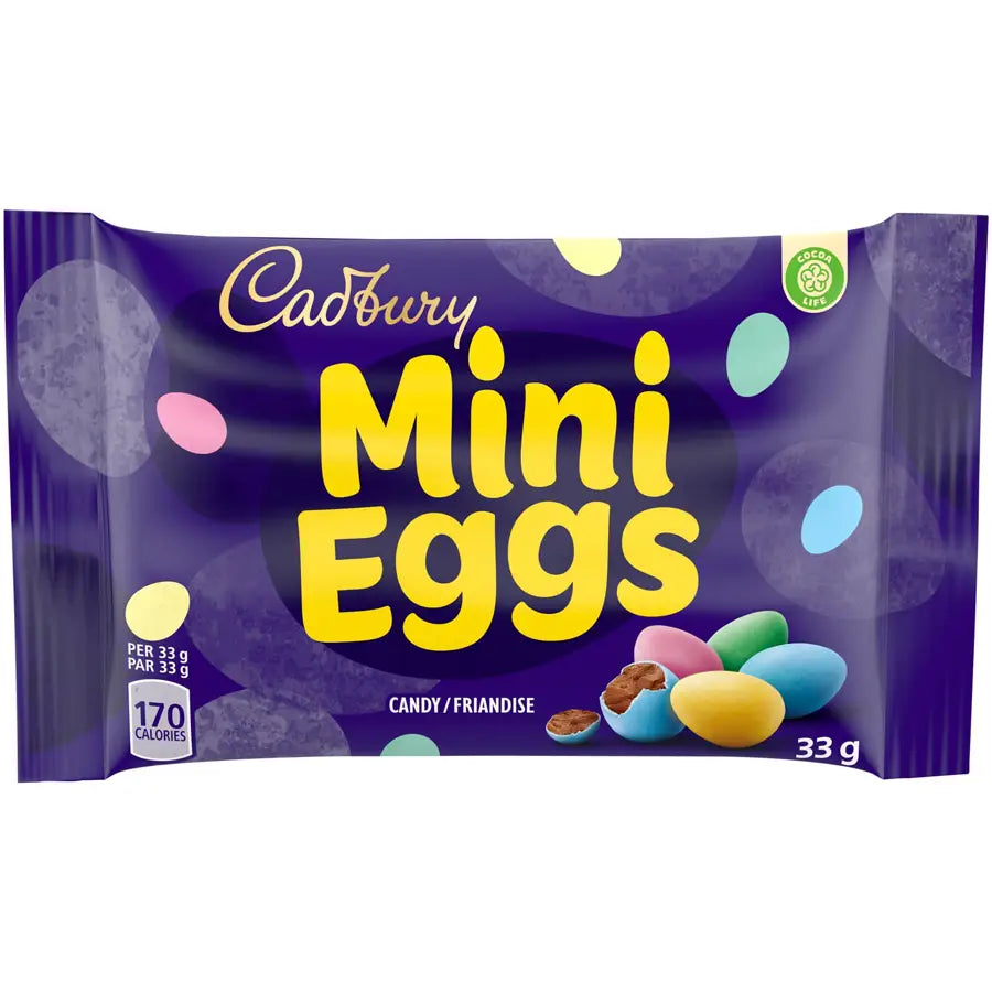 Cadbury Canada Mini Eggs - 33.0 g x24 Count - candy