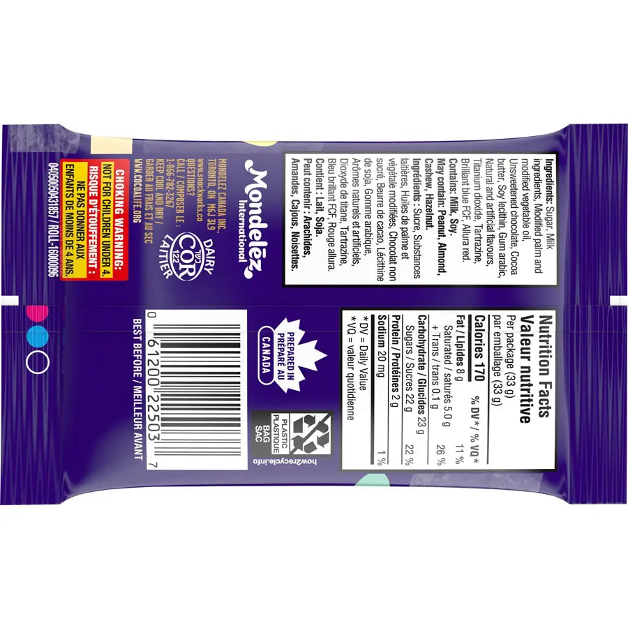 Cadbury Canada Mini Eggs - 33.0 g x24 Count - candy