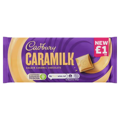 Cadbury Caramilk Golden Caramel Chocolate Bar UK 80g case