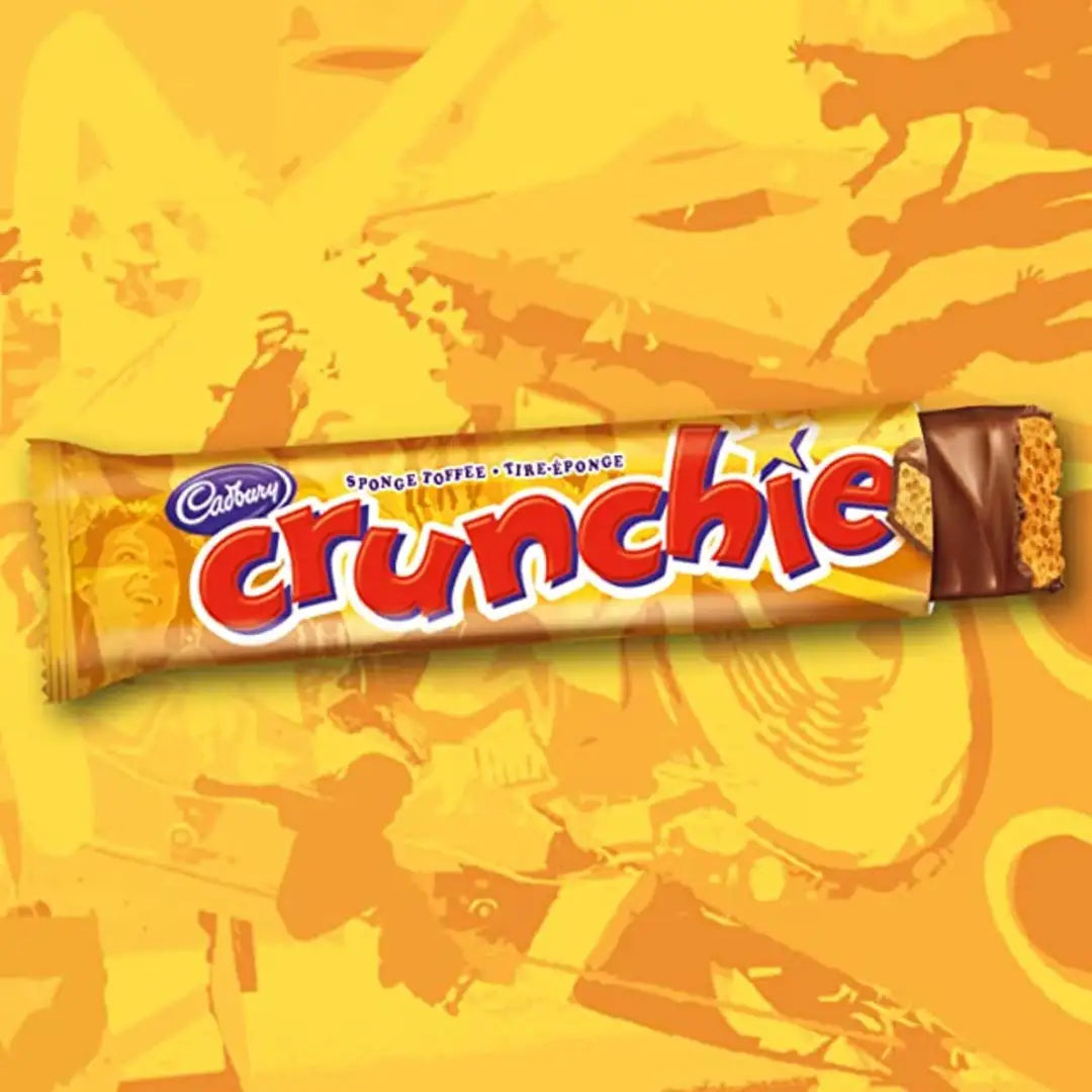 Cadbury Crunchie Chocolatey Candy Bars 44 g - 24ct - candy