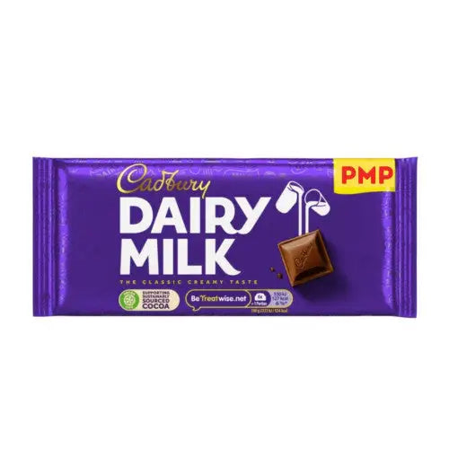 Cadbury UK Dairy Milk 95g, case 22ct - Chocolate