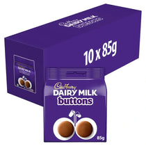 CADBURY DAIRY MILK BUTTONS UK 85g bag case 10count