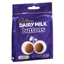 CADBURY DAIRY MILK BUTTONS UK 85g bag case 10count