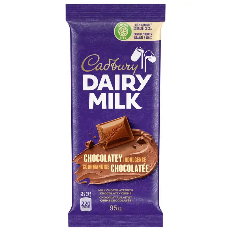 Cadbury Dairy Milk Chocolatey Indulgence Chocolate Bars 95