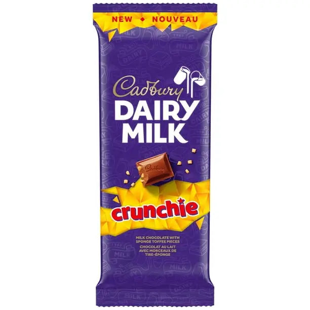 CADBURY DAIRY MILK Crunchie Milk Chocolate Bar with Sponge