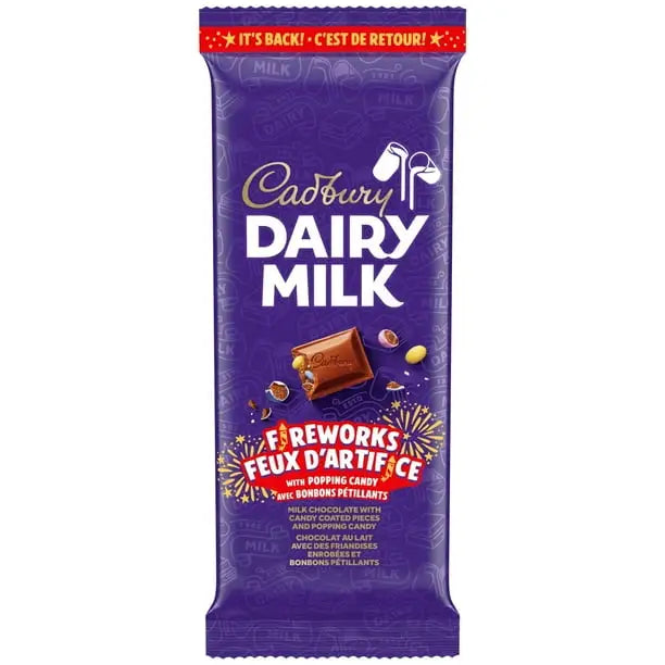 CADBURY DAIRY MILK Fireworks 90g case 21ct - candy bar