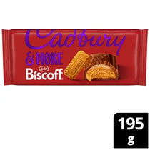 Cadbury UK Dairy Milk & More Biscoff 195g - Chocolate