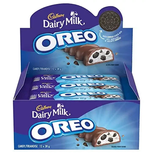Cadbury Dairy Milk Oreo 38g case 12ct, - candy bar