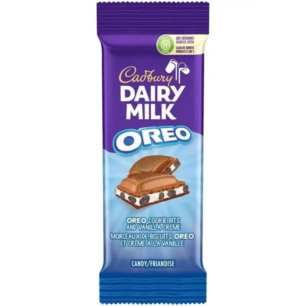 Cadbury Dairy Milk OREO Cookie Bits and Vanilla Creme
