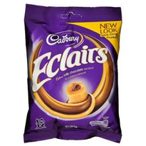 Cadbury Eclairs Chocolate Bag UK 130g case 12 count - candy