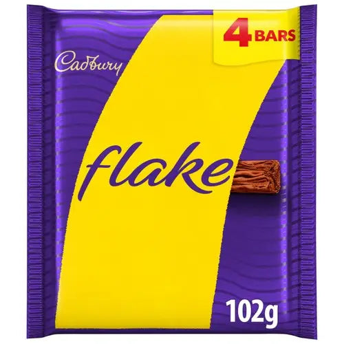 Cadbury Flake 4 Pack Multipack 102g - Chocolate