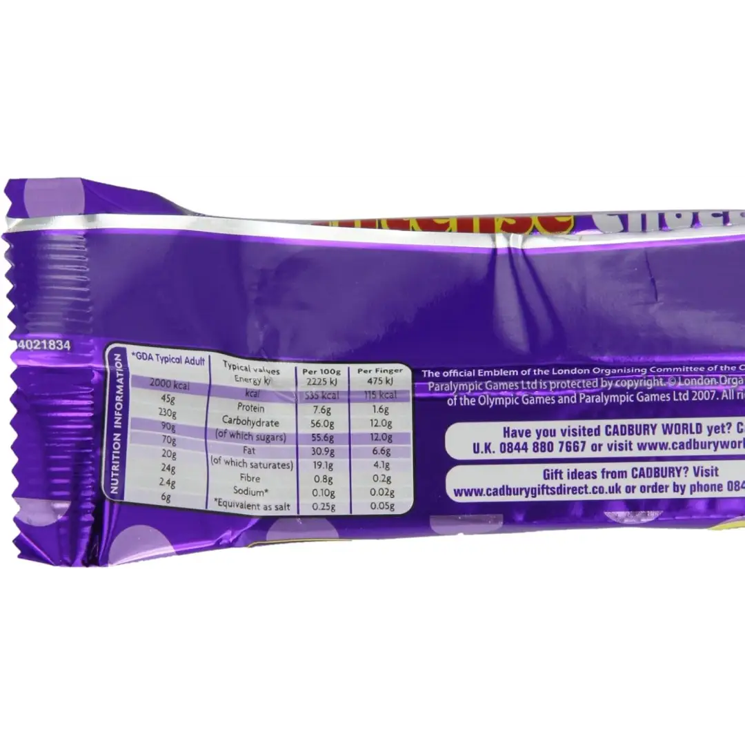 Cadbury Twirl Bar 43 g case 48 - candy Bar