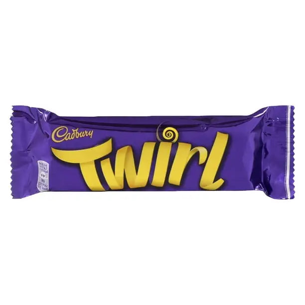 Cadbury Twirl Bar 43 g case 48 - candy Bar