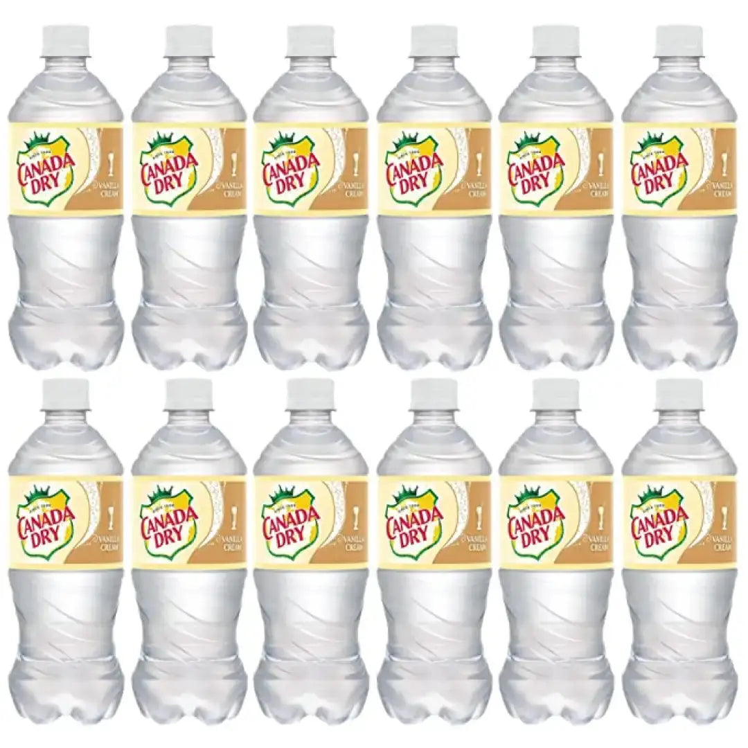 Canada Dry Vanilla Cream Soda 20oz Bottle pack of 24