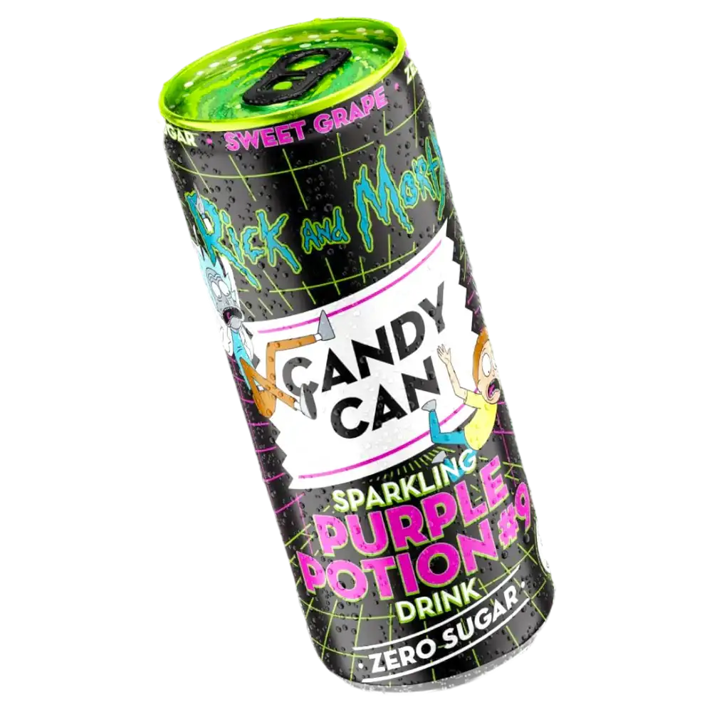 Candy Can Rick and Morty Purple Mix #9 Sweet Grape Drink