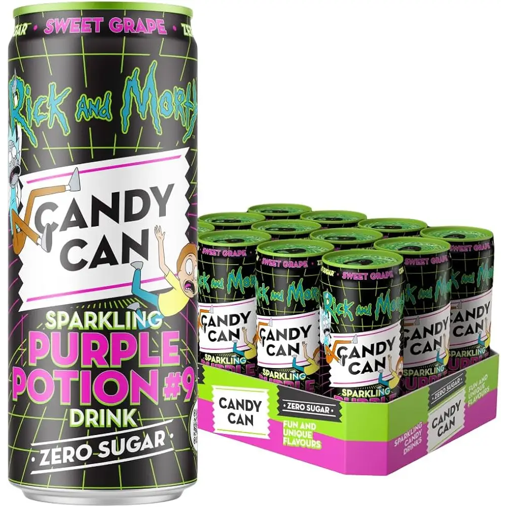 Candy Can Rick and Morty Purple Mix #9 Sweet Grape Drink