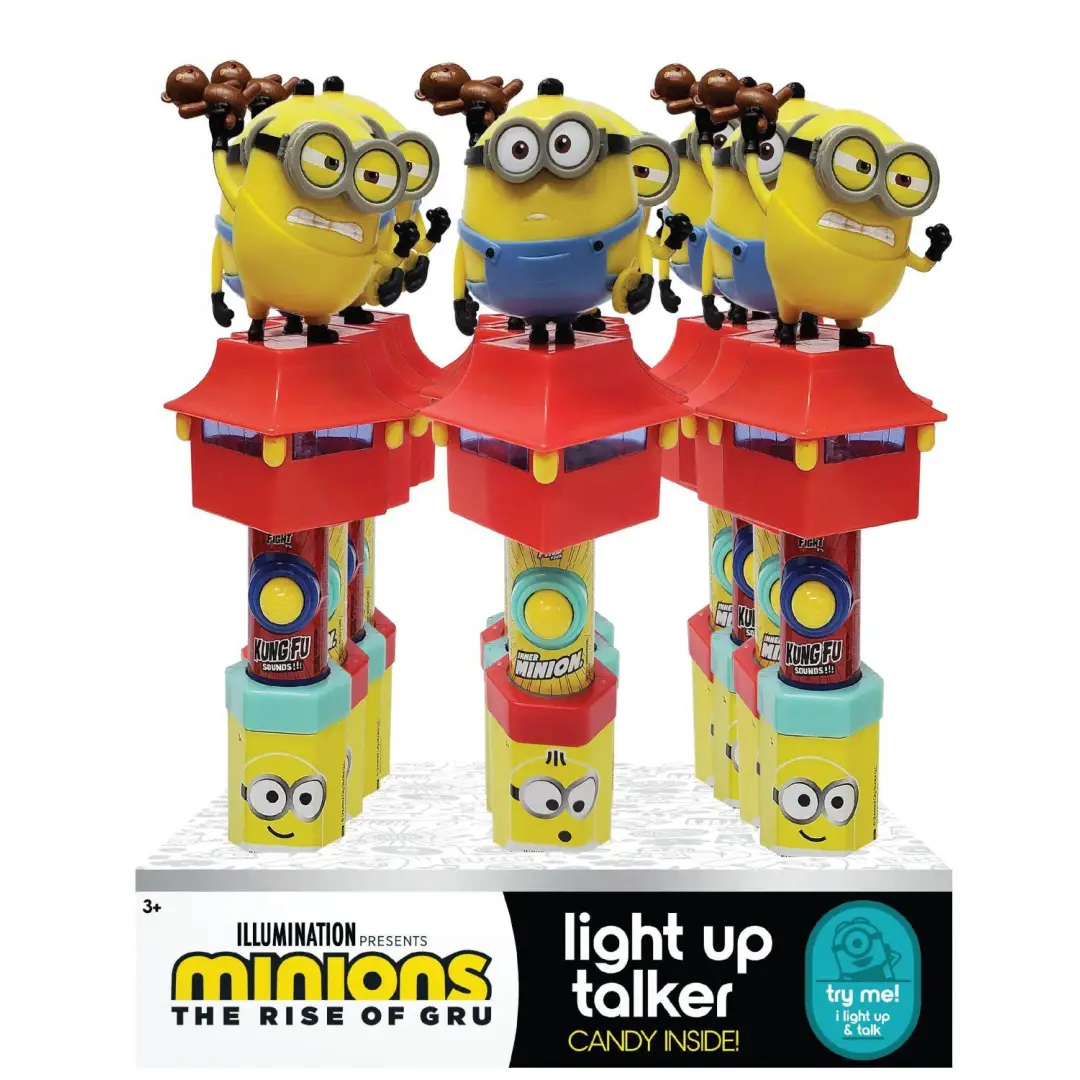 Candyrific Talker Light Up Minions Stuart - ase 12 Count