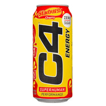 Cellucor C4 Energy Drink Starburst Cherry Carbonated Sugar