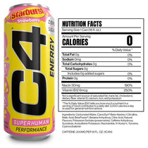 Cellucor C4 Energy Drink STARBURST Strawberry Carbonated