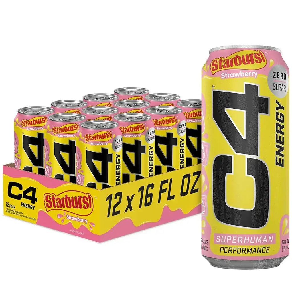 Cellucor C4 Energy Drink STARBURST Strawberry Carbonated