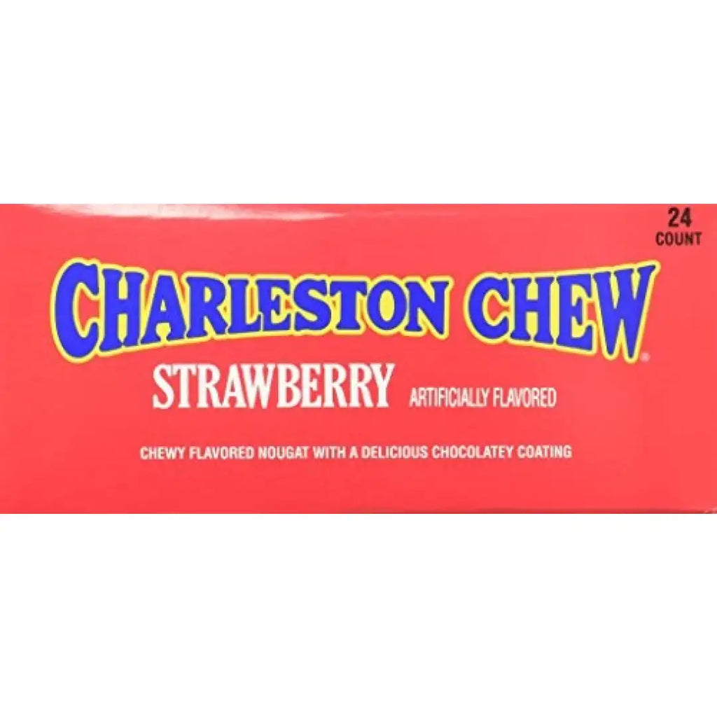 Charleston Chew Strawberry,24CT - candy