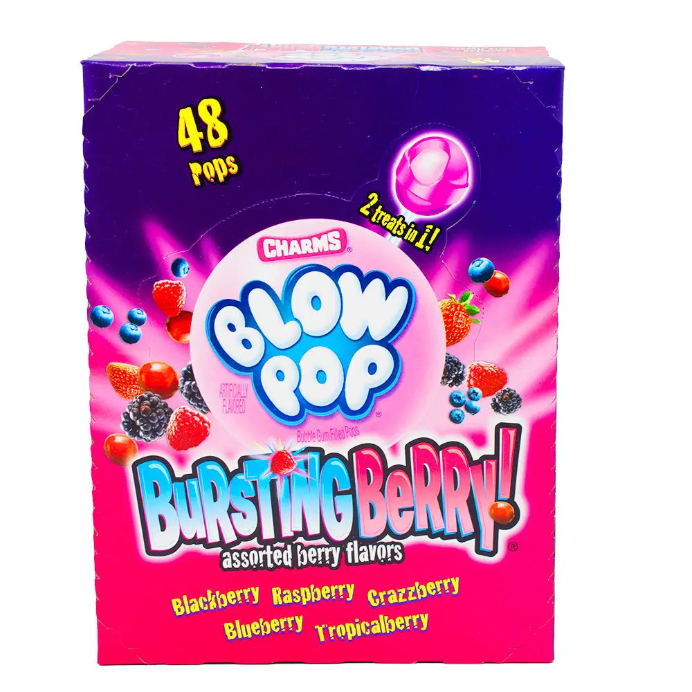 Charms Blow Pop Bursting Berry - 48 Lollipops Main image
