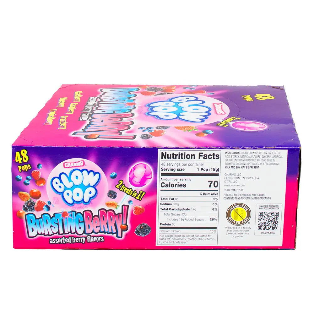 Charms Blow Pop Bursting Berry - 48 Lollipops