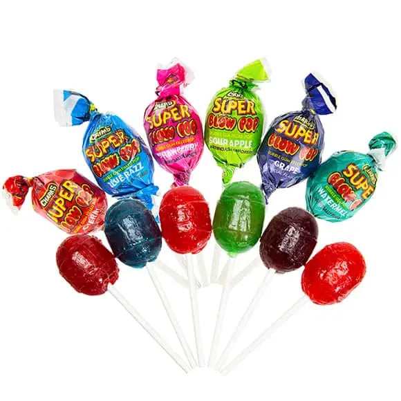 Charms Super Blow Pop Assorted GW- case 36ct - lollypop