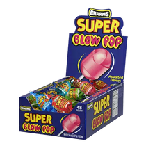 Charms Super Blow Pop Assorted GW- case 36ct - lollypop