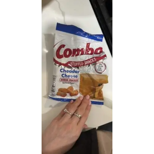 Combos Cheddar Cheese Baked Cracker Snack 6.3oz bag