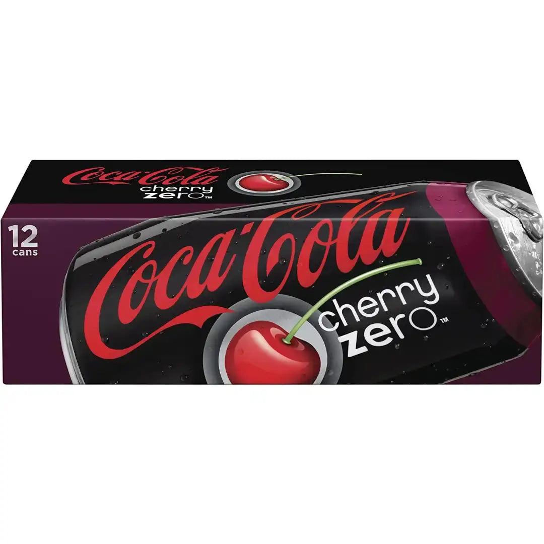 Cherry Coke Zero Soda 12 fl oz cans 12 pack - Soda