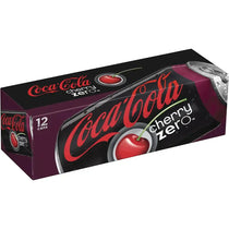 Cherry Coke Zero Soda 12 fl oz cans 12 pack - Soda