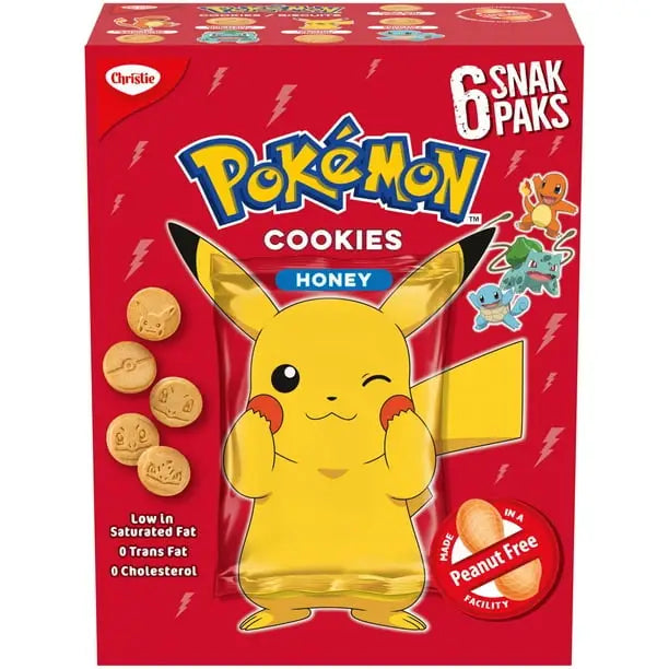 Christie Pokemon Honey Cookies -Snack Packs 150 g - cookie