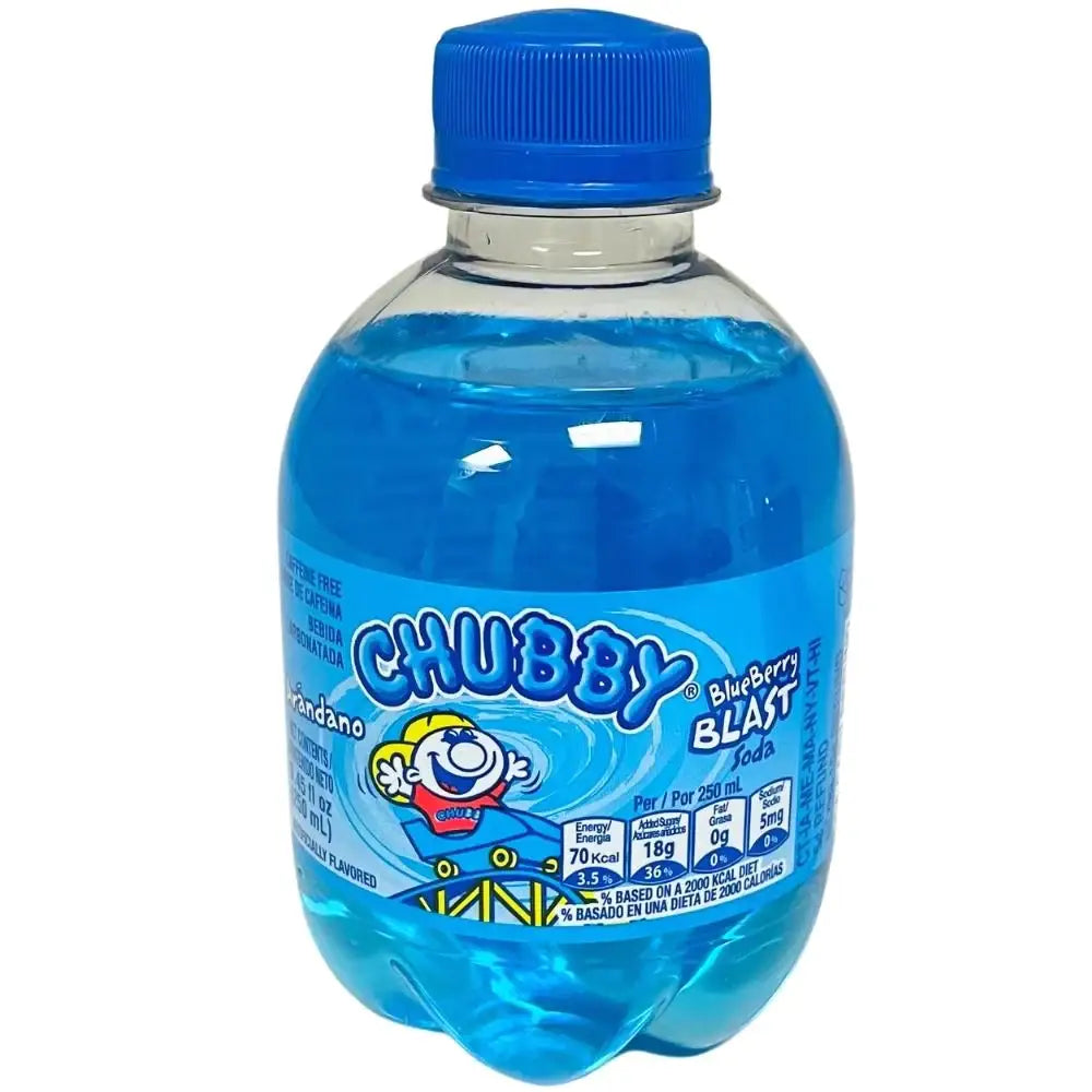Chubby - Blueberry Blast Soda 250ml - case of 24 - soda
