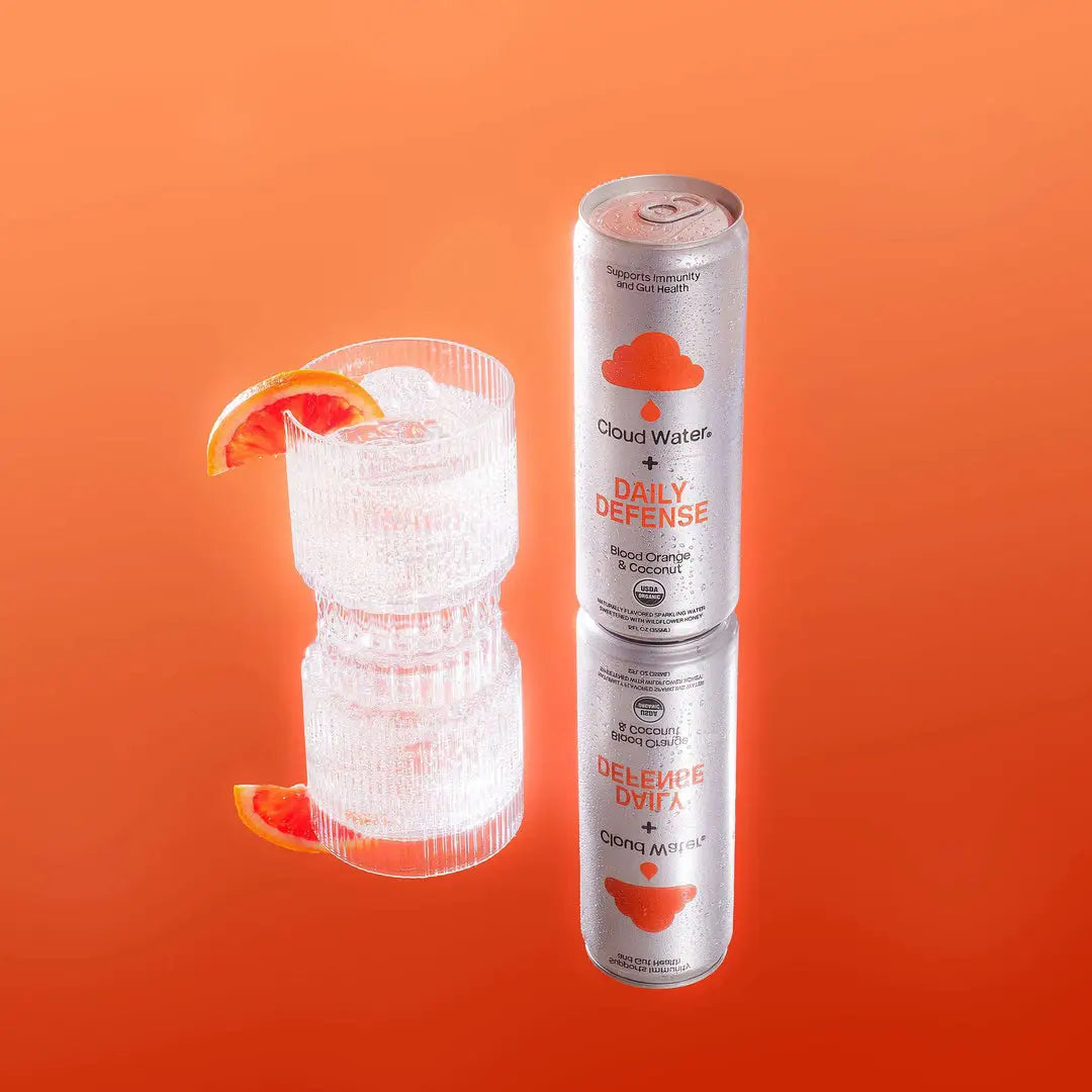Cloud Water Daily Defense Blood Orange and Coconut 12 FL OZ, case 12ct Secondary image