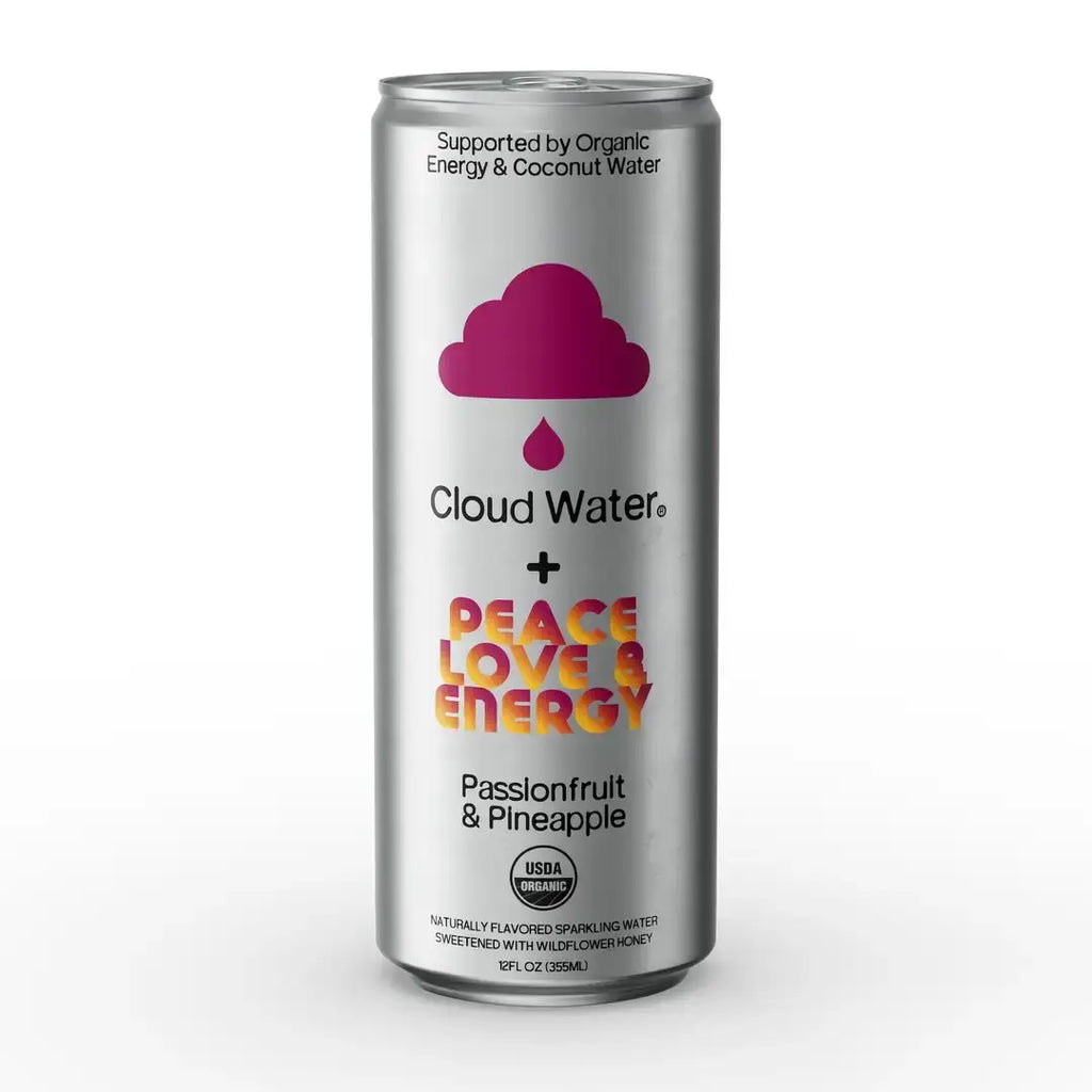 Cloud Water Passionfruit Pineapple + Peace Love And Energy