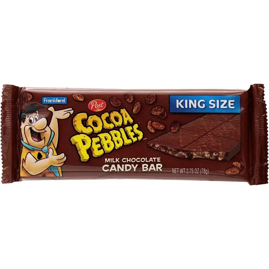 Cocoa Pebbles King Size Chocolate Bar - Retail Pack- 12 x