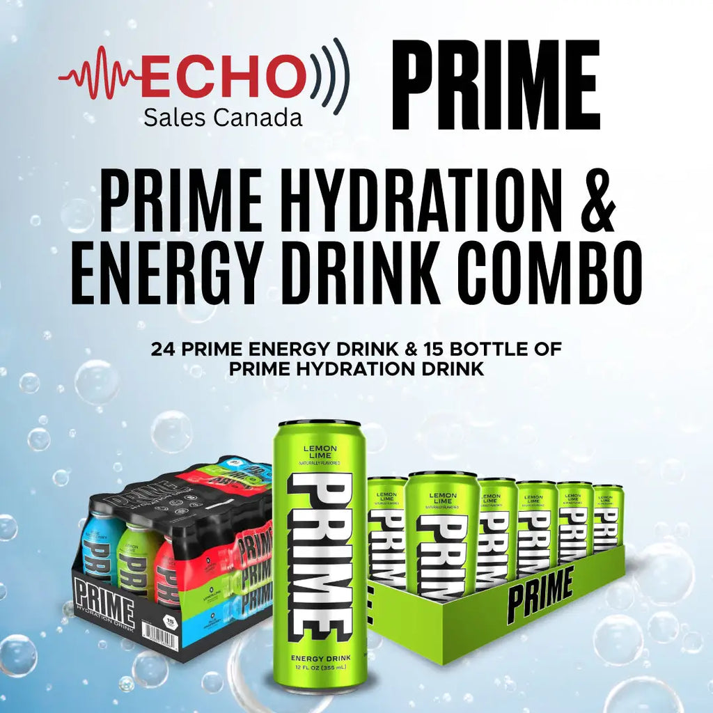 Combo Offer of Prime Energy Lemon Lime 24 pack 12Fl