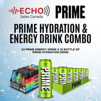 Combo Offer of Prime Energy Lemon Lime 24 pack 12Fl