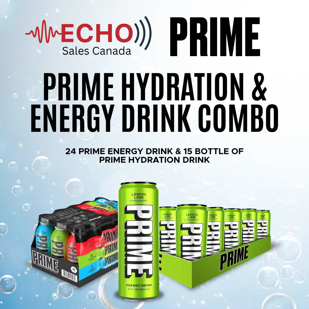 Combo Offer of Prime Energy Lemon Lime 24 pack 12Fl