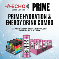 Combo Offer of Prime Energy Strawberry Watermelon 24 pack